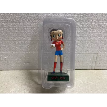 FIGURINE  BETTY BOOP  HT 14CM FOOTBALLEUSE