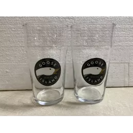 2 VERRES GOOSE  50CL HT 15CM