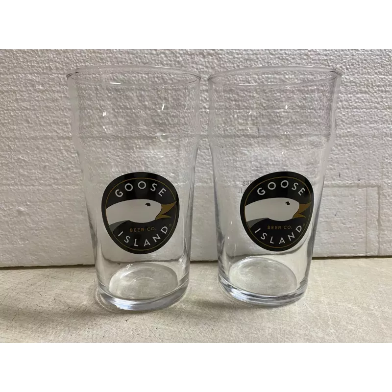 2 VERRES GOOSE  50CL HT 15CM
