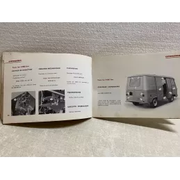 CARNET D'ENTRETIEN  PEUGEOT   J7  21cm x14.50cm