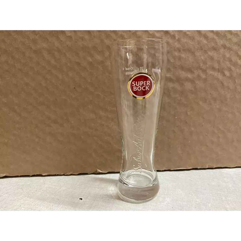 1 VERRE SUPER BOCK 20CL HT.17.90CM