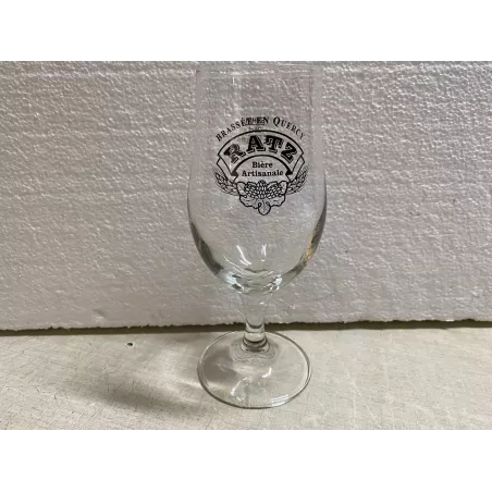 1 VERRE  RATZ 25CL HT 17.30CM  BIERE ARTISANALE