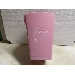 SEAU  CHAMPAGNE LANSON  ROSE  HT 25CM 20.50CM X20CM