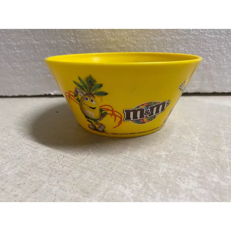 1 BOL M&M'S  DIAMETRE 13.80CM HT 7CM  ANNEE 2014