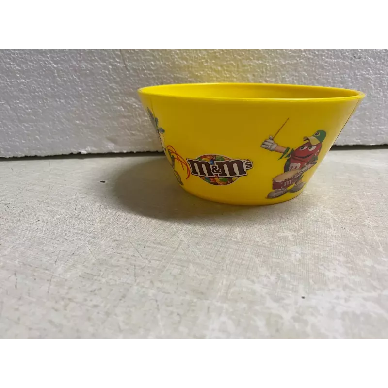 1 BOL M&M'S  DIAMETRE 13.80CM HT 7CM  ANNEE 2014