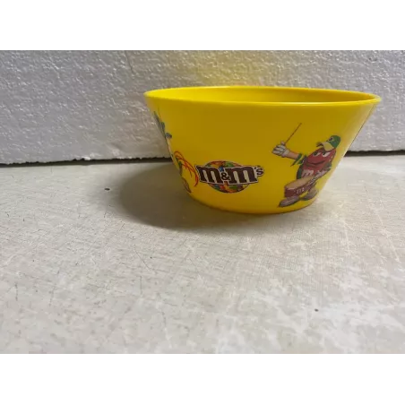 1 BOL M&M'S  DIAMETRE 13.80CM HT 7CM  ANNEE 2014