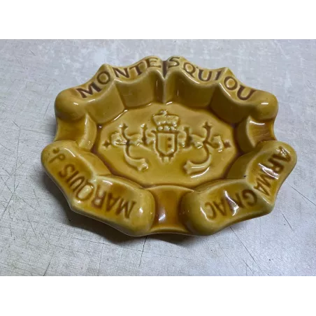CENDRIER  MONTESQUIOU ARMAGNAC  15CM X12CM