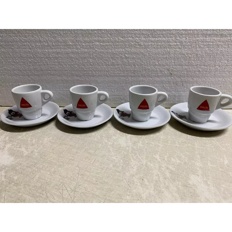 4 TASSES A CAFE DELTA
