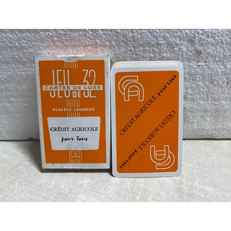 1 JEU DE 32 CARTES  CREDIT AGRICOLE