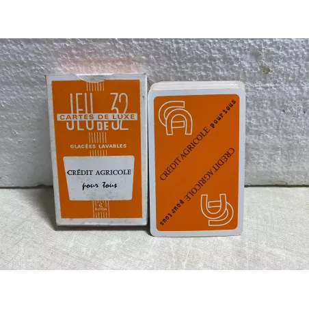 1 JEU DE 32 CARTES  CREDIT AGRICOLE
