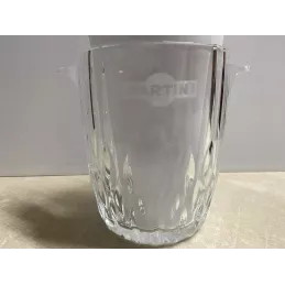 SEAU MARTINI  EN VERRE  DIAMETRE 16CM  HT 20CM