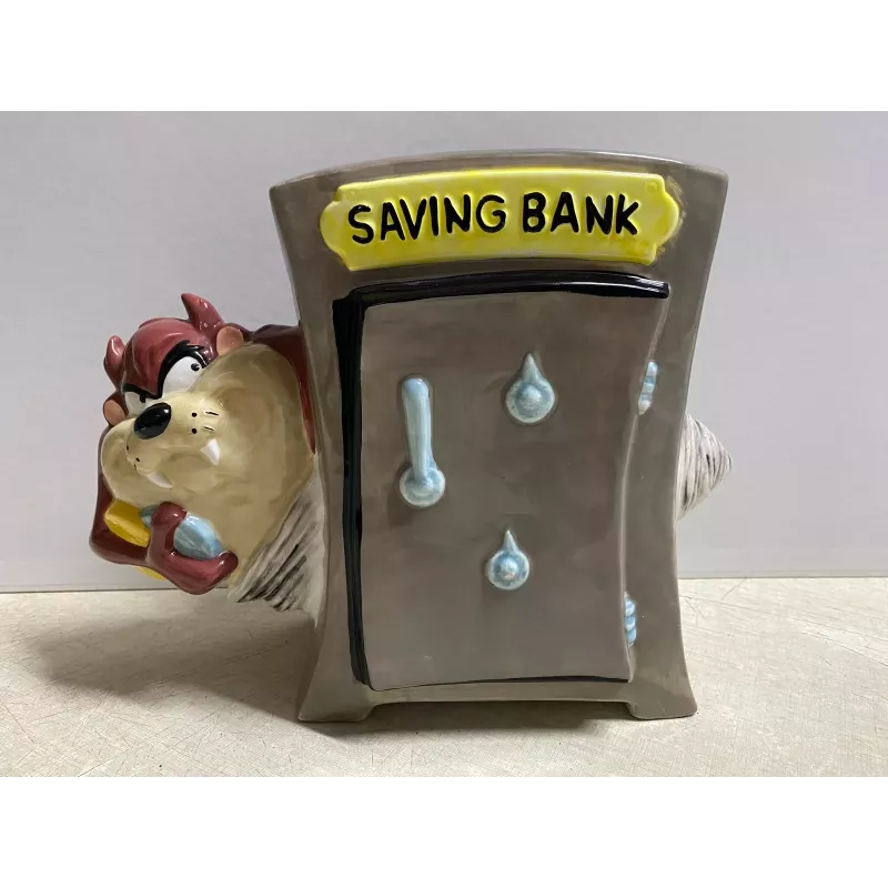 TIRELIRE  TROPICO DIFFUSION   TAZ  WARNER BROS ANNEE 1999 HT.20CM   15CM X8CM