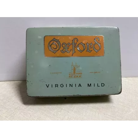 BOITE CIGARETTES  OXFORD VIRGINA    MIL 14.70CM X11CM X4CM