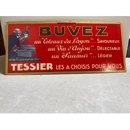 CARTON VINS TESSIER  34CM X15CM