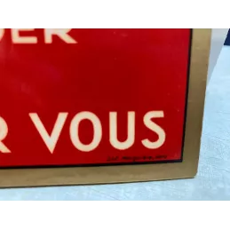 CARTON VINS TESSIER  34CM X15CM