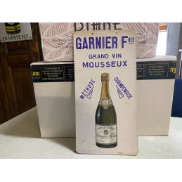 CARTON GARNIER  Fres GRAND  VIN MOUSSEUX   31.50CM X16CM