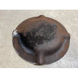 CENDRIER EMAILLE  GODIN  DIAMETRE 12CM