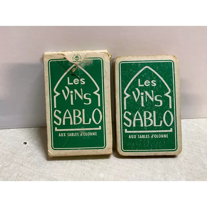 1 JEU DE 32 CARTES  LES VINS SABLO