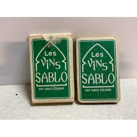 1 JEU DE 32 CARTES  LES VINS SABLO