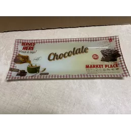 PLAT A DEJEUNER  CHOCOLATE  35CM X14CM