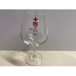 1 VERRE VIEUX LILLE  BLONDE TRIPLE  25/33CL HT 19.20CM