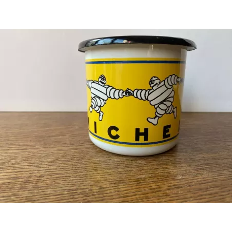 TASSE  EMAILLEE MICHELIN  HT 8CM