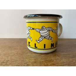 TASSE  EMAILLEE MICHELIN  HT 8CM