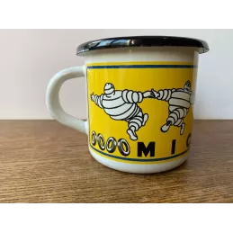 TASSE  EMAILLEE MICHELIN  HT 8CM