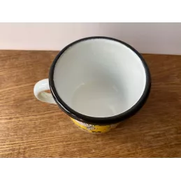 TASSE  EMAILLEE MICHELIN  HT 8CM