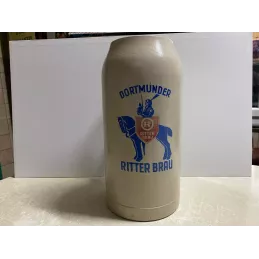 CHOPE GRES DORTUMDER RITTER BRAU 5 LITRES  HT 32.50CM