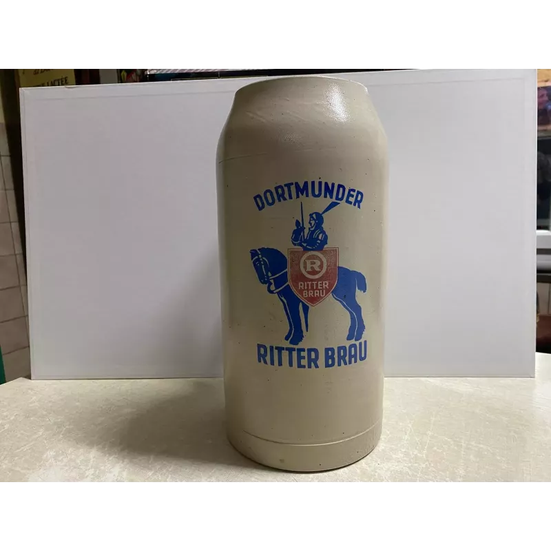 CHOPE GRES DORTUMDER RITTER BRAU 5 LITRES  HT 32.50CM