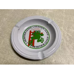 CENDRIER L'HERITIER  GUYOT EN TOLE DIAMETRE 13CM