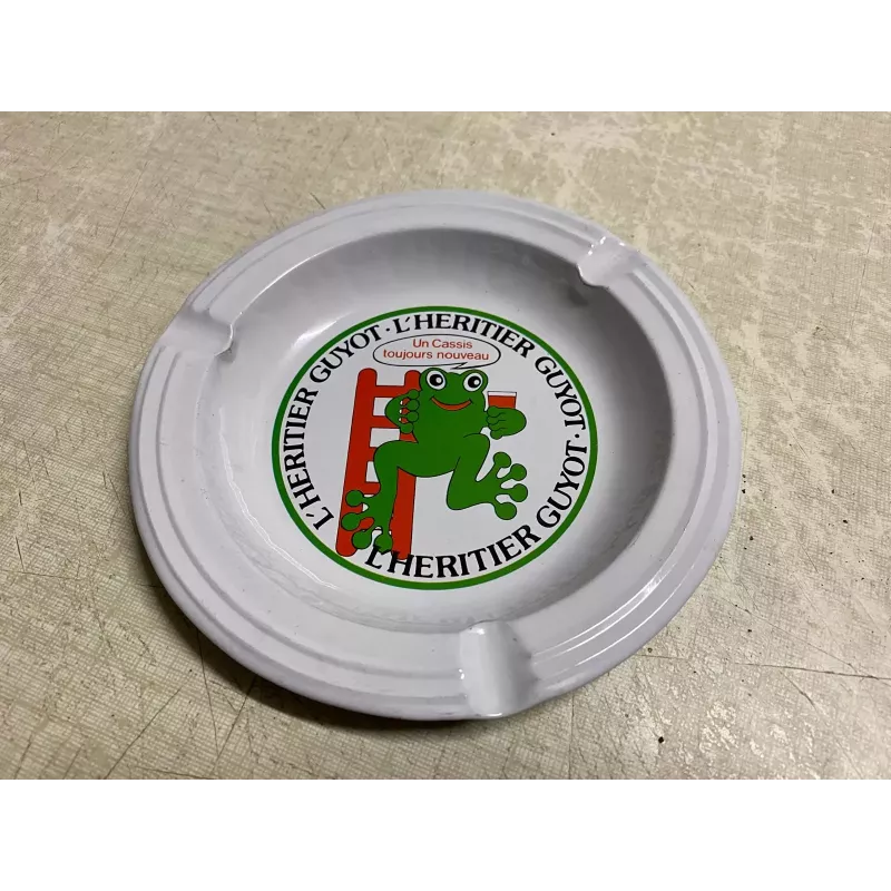 CENDRIER L'HERITIER  GUYOT EN TOLE DIAMETRE 13CM