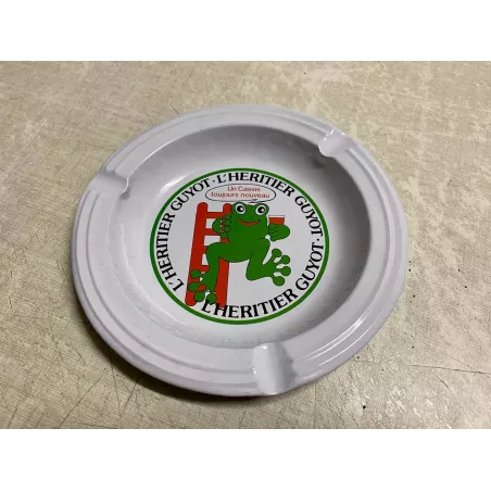 CENDRIER L'HERITIER  GUYOT EN TOLE DIAMETRE 13CM