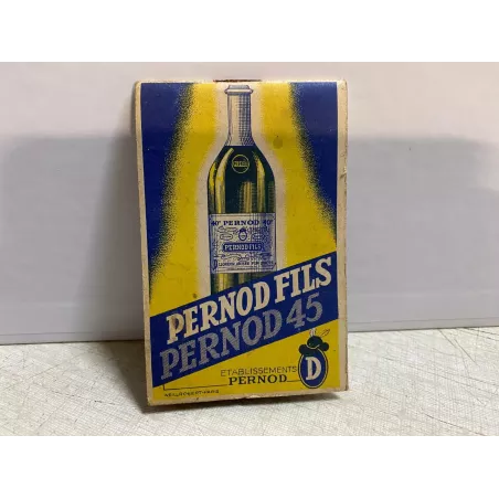CARNET  PERNOD FILS / PERNOD 45  9.50CM X 6CM