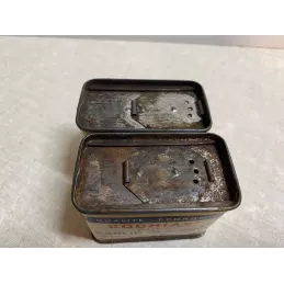 DEUX BOITES SEMOUL D'AIL/ LE LAURIER EN POUDRE  6CM X3.20CM X4.20CM