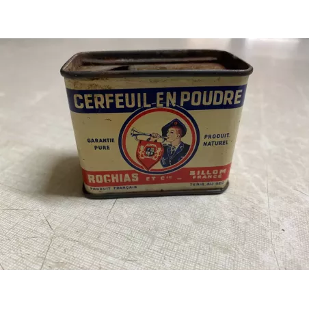 UNE BOITE  CERFEUIL EN POUDRE  6CM X3.20CM X4.20CM