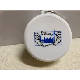 GOBELET  MICHELIN  HT 9CM  AVEC MOUSQUETON