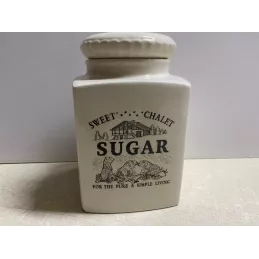1 POT SUGAR HT 15CM  11.50CM X11.50CM
