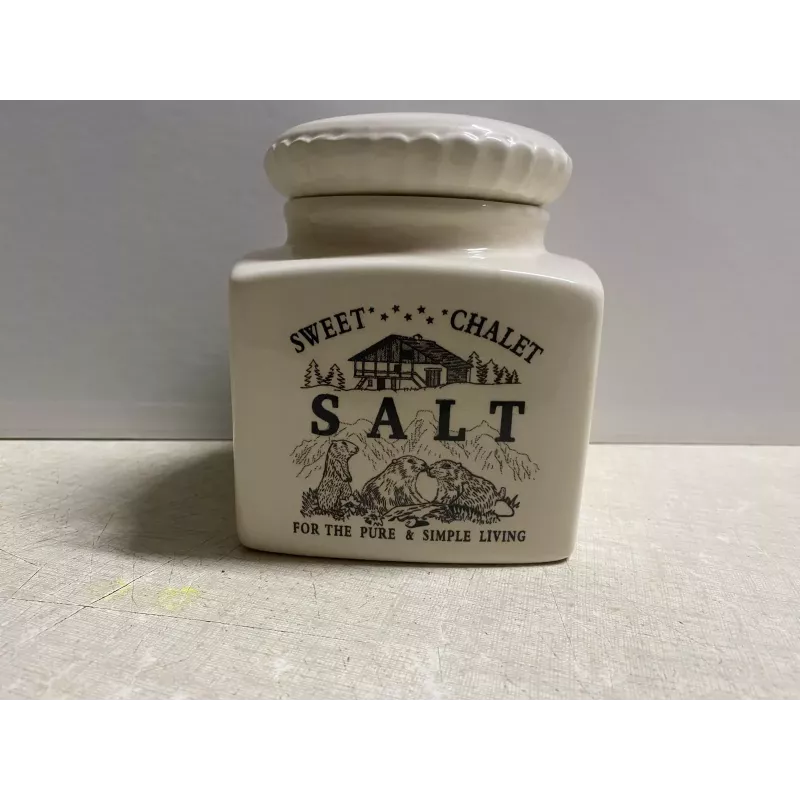 1 POT SALT  HT 10.50CM