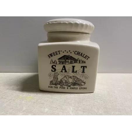 1 POT SALT  HT 10.50CM