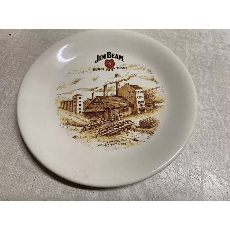 ASSIETTE  JIM BEAM  DIAMETRE 19.50CM