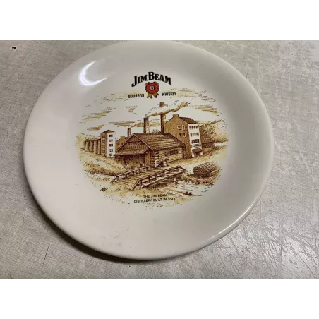 ASSIETTE  JIM BEAM  DIAMETRE 19.50CM