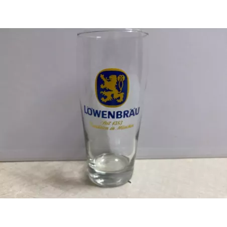 1 VERRE LOWENBRAU  40CL HT 16.50CM