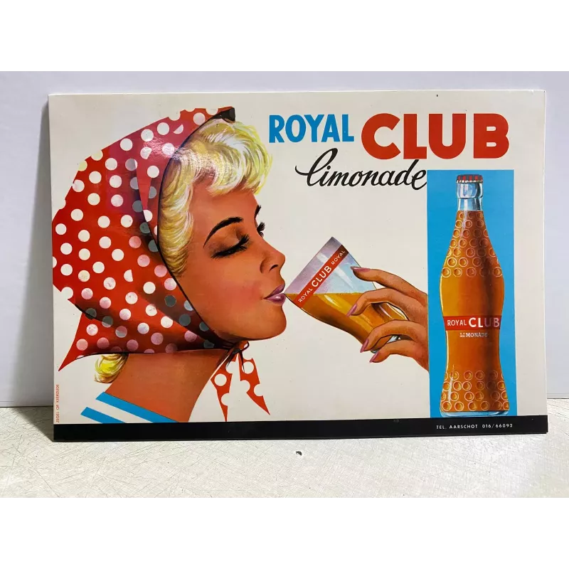 CARTON ROYAL CLUB LIMONADE   33CM X23CM