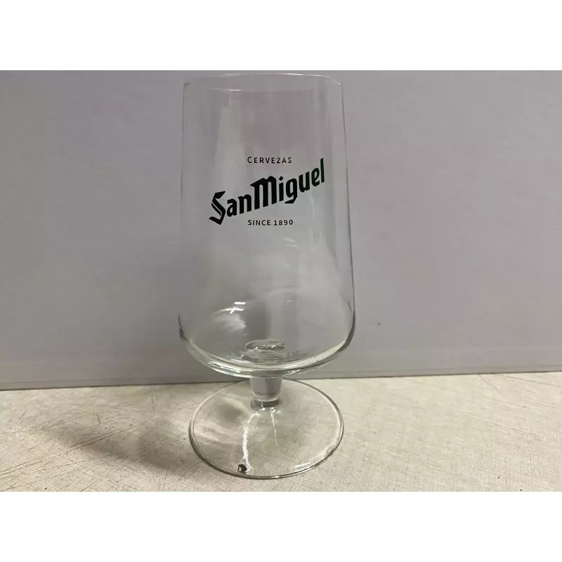 1 VERRE SAN MIGUEL 30CL HT 15.80CM
