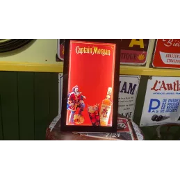 CADRE  LUMINEUX  CAPTAIN  MORGAN   33.50CM X20CM