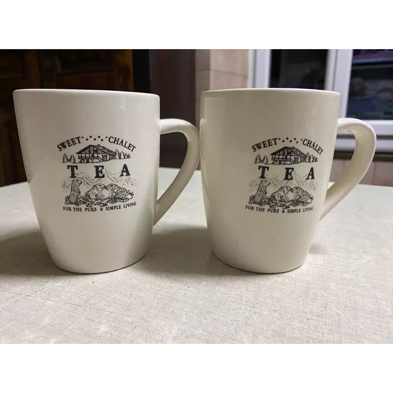 2 TASSES A THE  HT 11.20CM