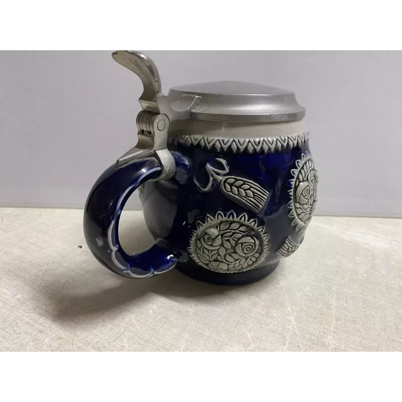 CHOPE GRES AVEC COUVERCLE  50CL HT 10.50CM