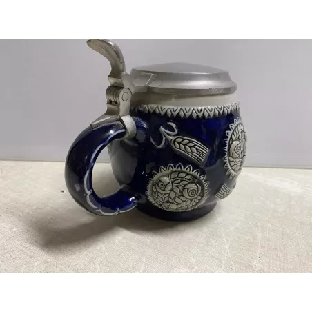 CHOPE GRES AVEC COUVERCLE  50CL HT 10.50CM